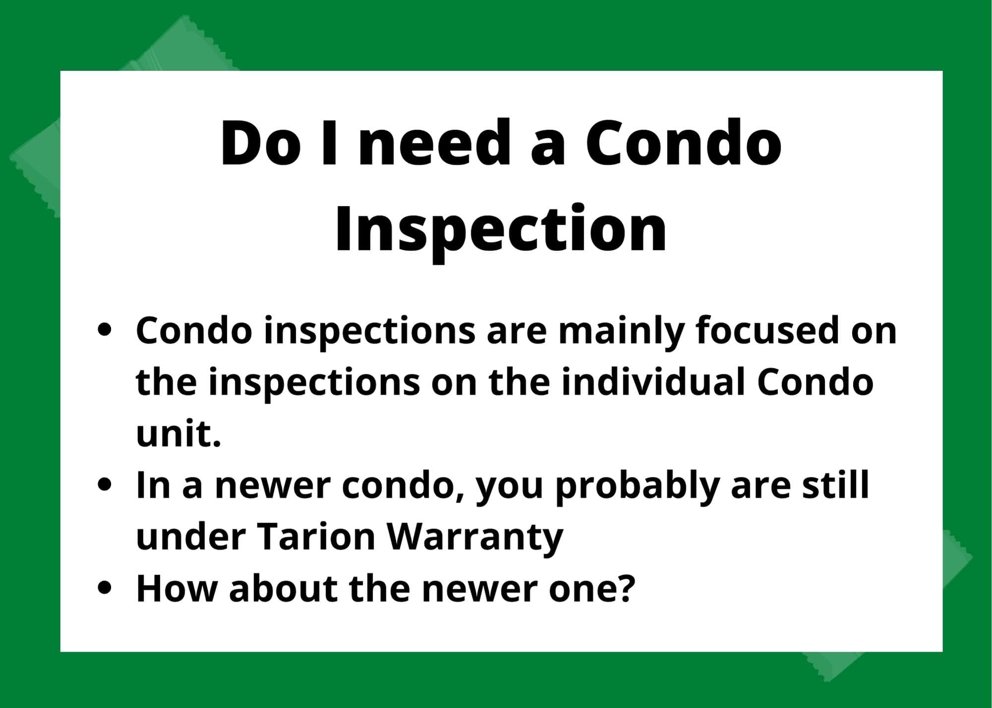 condo inspection